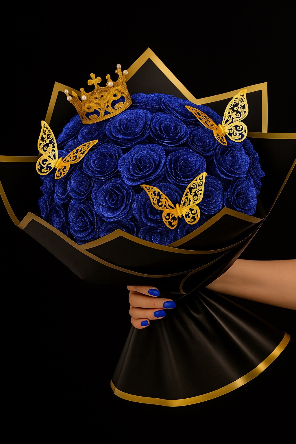 Winy DIY Glitter Roses