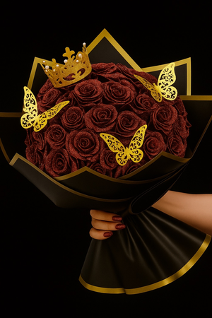 Winy DIY Glitter Roses