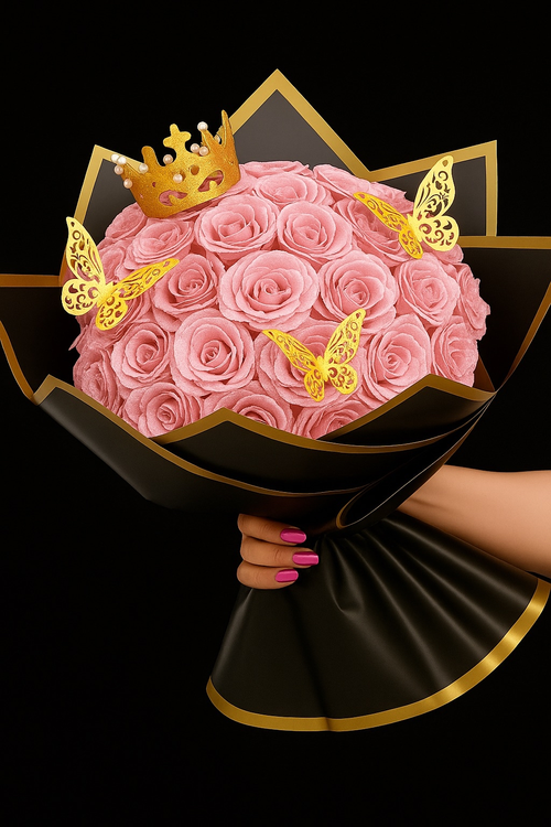 Winy DIY Glitter Roses